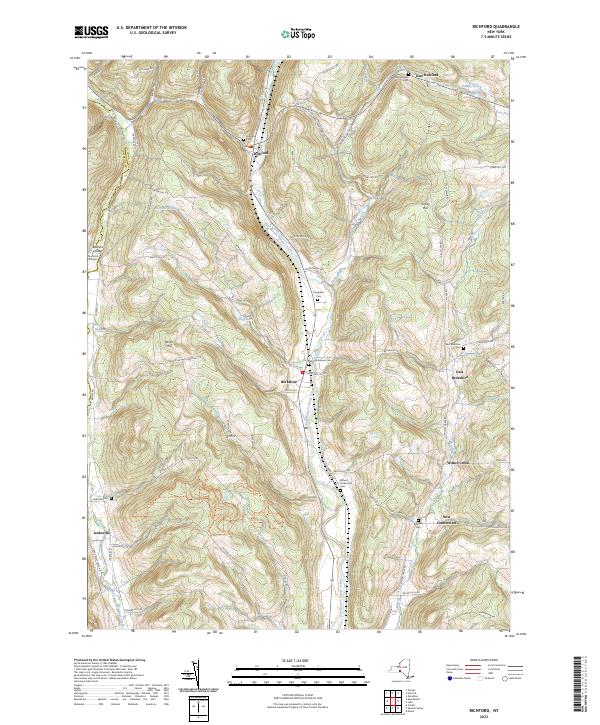 Richford, NY — USGS 7.5-minute topo (2023)
