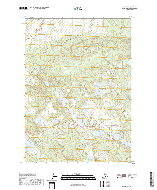 Kenai C-2 SE, AK — USGS 7.5-minute topo (2024)