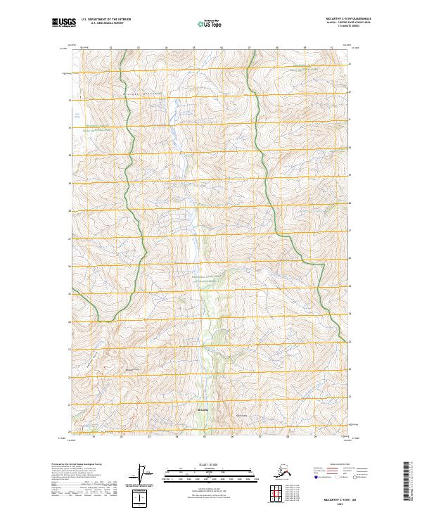 McCarthy C-5 SW, AK — USGS 7.5-minute topo (2023)