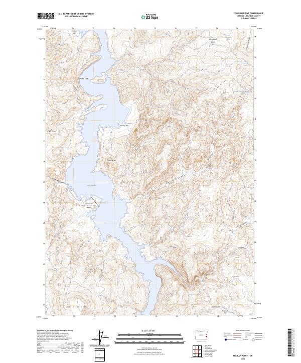 Pelican Point, OR — USGS 7.5-minute topo (2024)