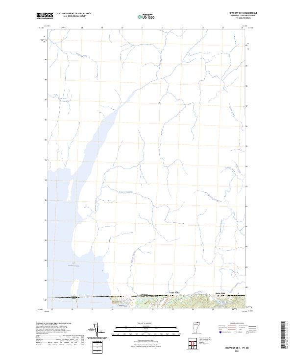 Newport OE N, VT-QC — USGS 7.5-minute topo (2024)