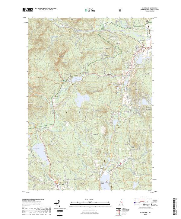 Silver Lake, NH — USGS 7.5-minute topo (2024)