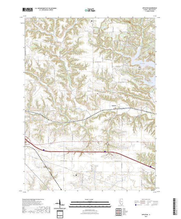Appleton, IL — USGS 7.5-minute topo (2024)