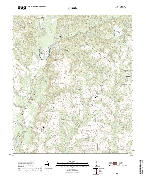 Ino, AL — USGS 7.5-minute topo (2024)
