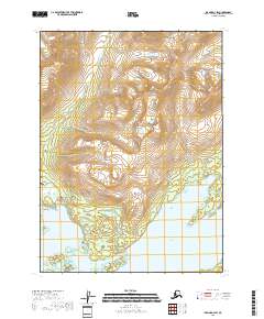 Iliamna D-3 SW, AK — USGS 7.5-minute topo (2018)