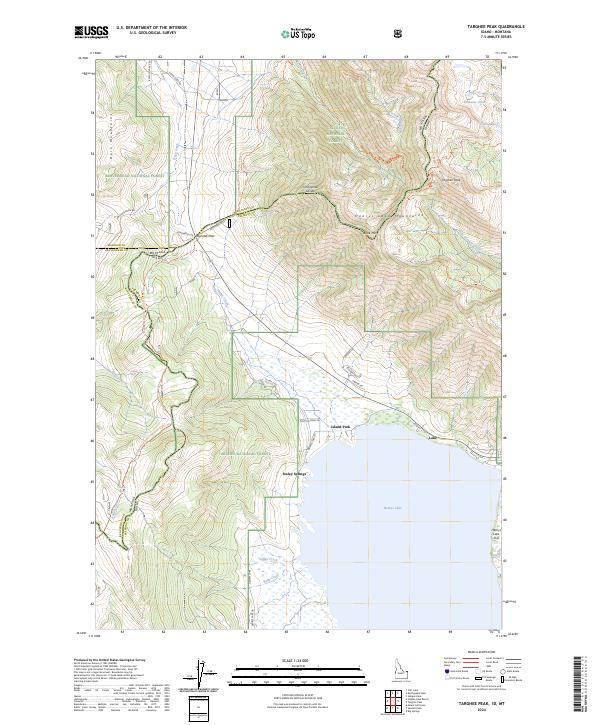 Targhee Peak, ID-MT — USGS 7.5-minute topo (2024)