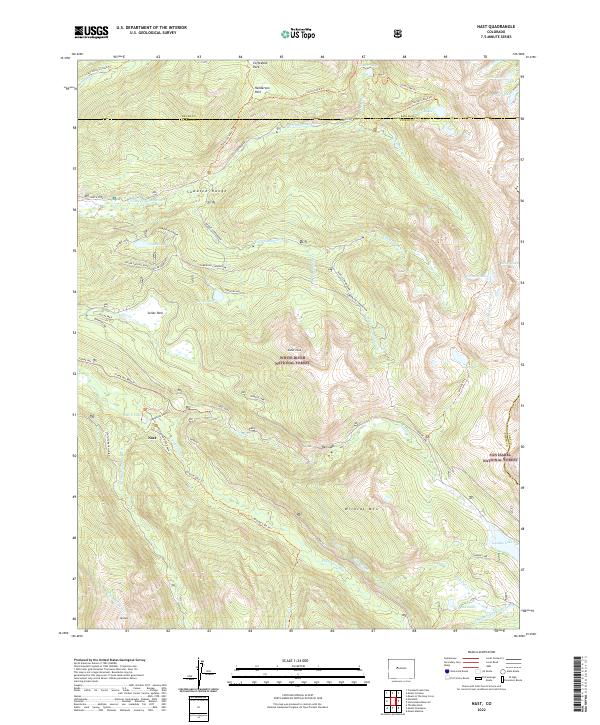 Nast, CO — USGS 7.5-minute topo (2022)