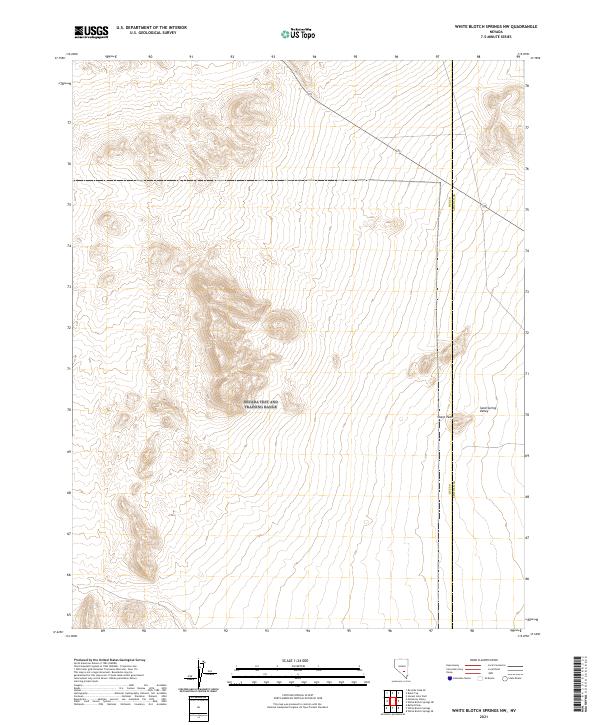 White Blotch Springs NW, NV — USGS 7.5-minute topo (2021)