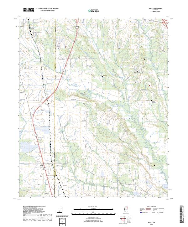 Egypt, MS — USGS 7.5-minute topo (2024)
