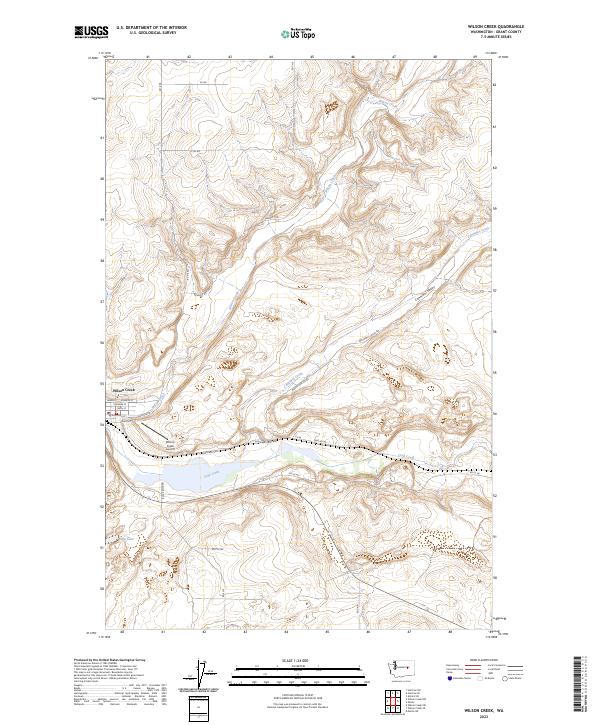 Wilson Creek, WA — USGS 7.5-minute topo (2023)