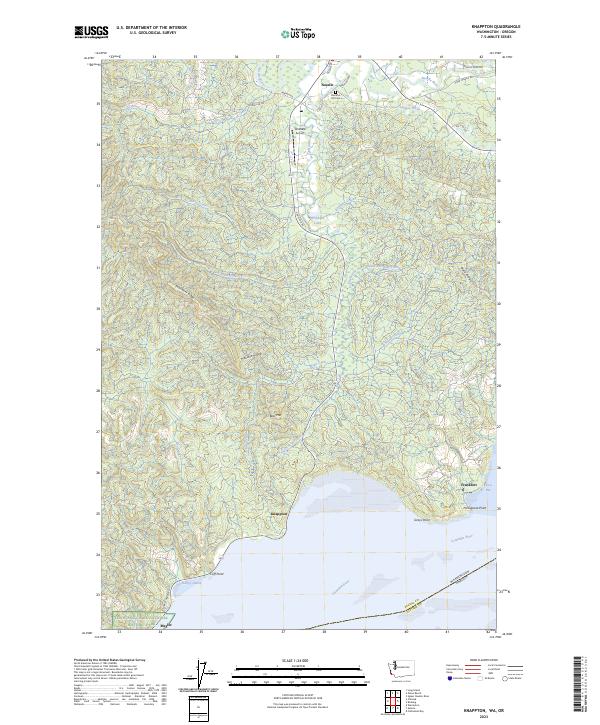 Knappton, WA-OR — USGS 7.5-minute topo (2023)