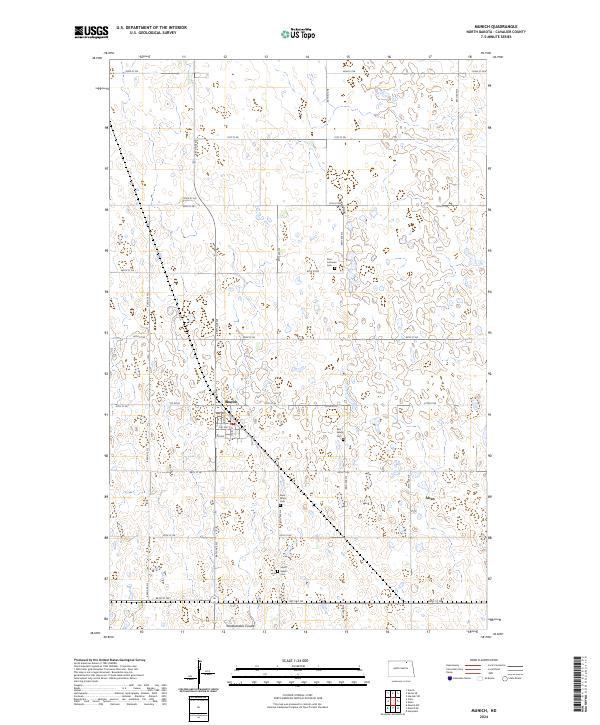 Munich, ND — USGS 7.5-minute topo (2024)