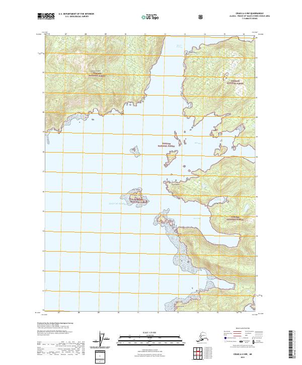 Craig A-4 NW, AK — USGS 7.5-minute topo (2021)