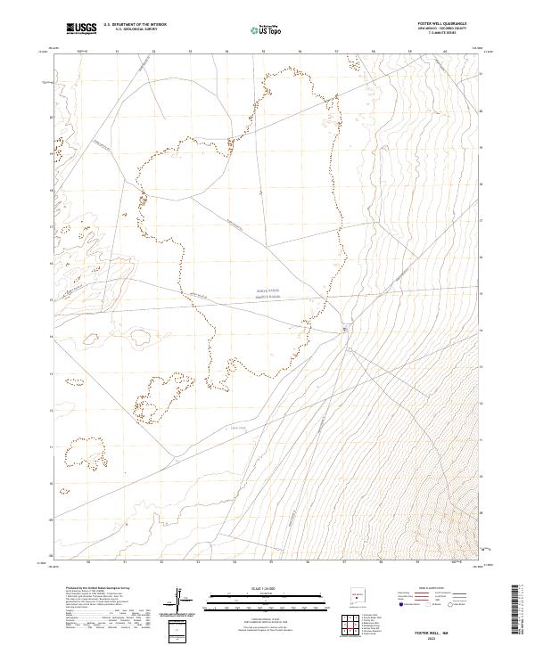 Foster Well, NM — USGS 7.5-minute topo (2023)