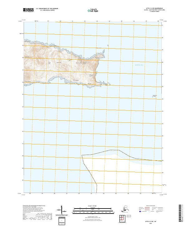 Attu C-2 SW, AK — USGS 7.5-minute topo (2021)