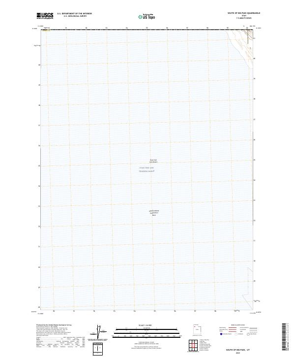 South of Big Pass, UT — USGS 7.5-minute topo (2023)
