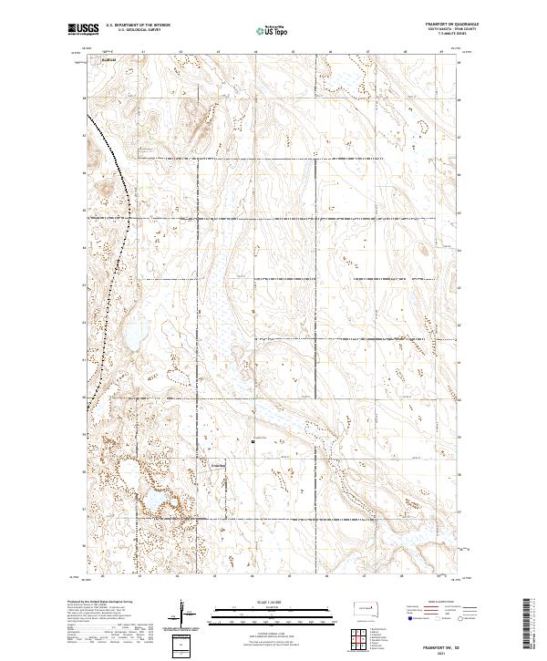 Frankfort SW, SD — USGS 7.5-minute topo (2021)