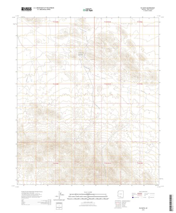 Sil Nakya, AZ — USGS 7.5-minute topo (2026)