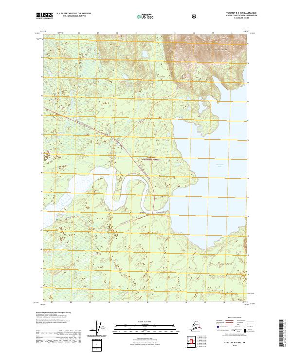 Yakutat B-3 NW, AK — USGS 7.5-minute topo (2021)