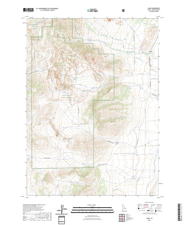 Almo, ID — USGS 7.5-minute topo (2024)