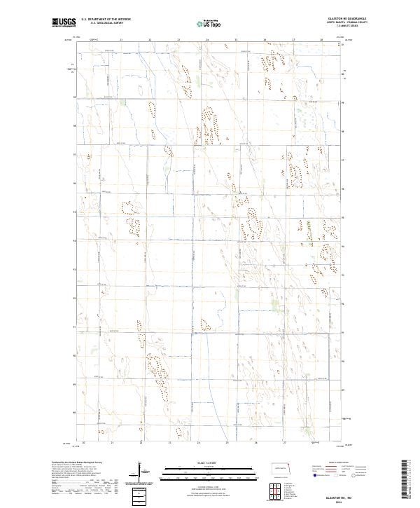 Glasston NE, ND — USGS 7.5-minute topo (2024)