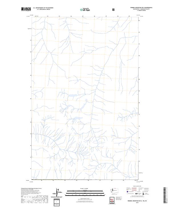 Remmel Mountain OE N, WA-BC — USGS 7.5-minute topo (2023)