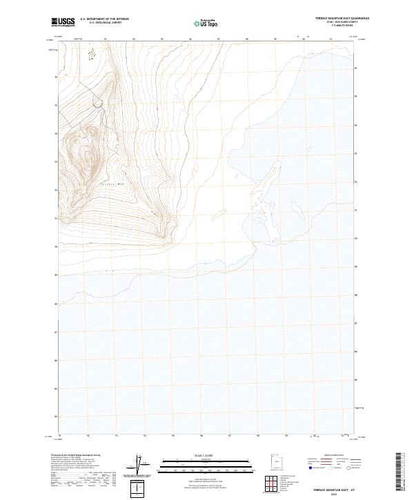Terrace Mountain East, UT — USGS 7.5-minute topo (2023)