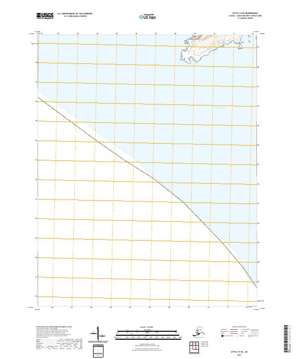 Attu C-5 SE, AK — USGS 7.5-minute topo (2021)