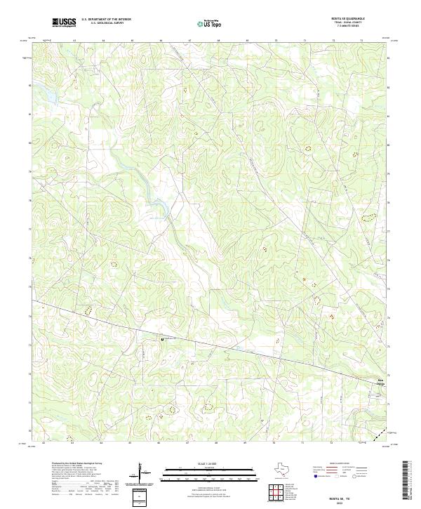 Rosita SE, TX — USGS 7.5-minute topo (2022)