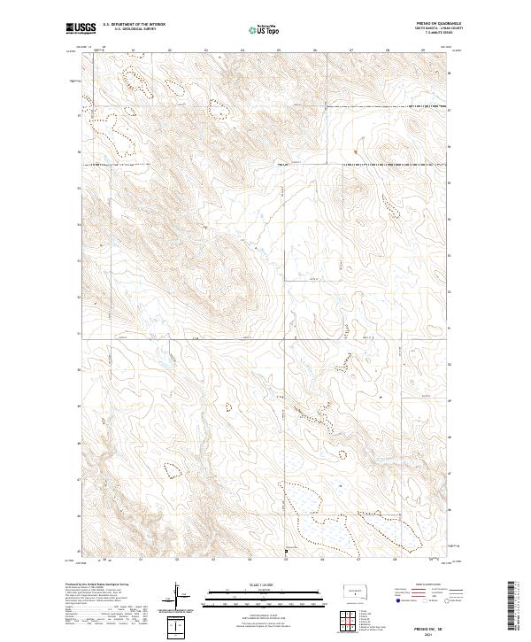 Presho SW, SD — USGS 7.5-minute topo (2021)