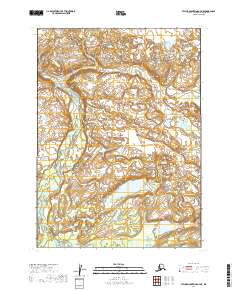 Taylor Mountains A-7 NE, AK — USGS 7.5-minute topo (2019)