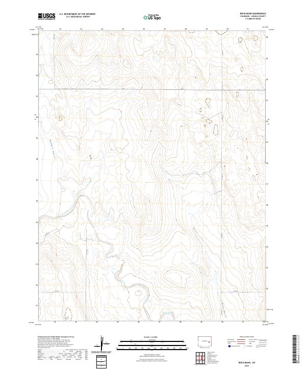 Rock Basin, CO — USGS 7.5-minute topo (2022)
