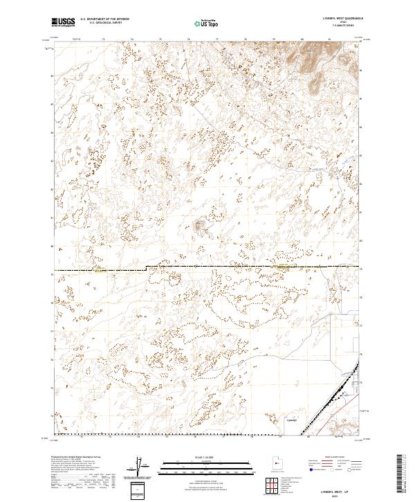 Lynndyl West, UT — USGS 7.5-minute topo (2023)