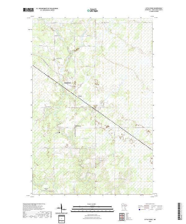 Little Swan, MN — USGS 7.5-minute topo (2022)