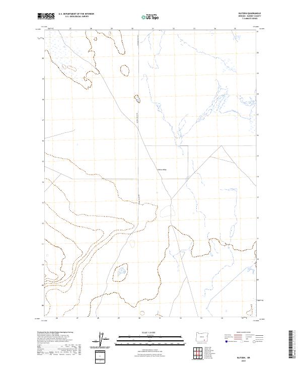 Blitzen, OR — USGS 7.5-minute topo (2023)