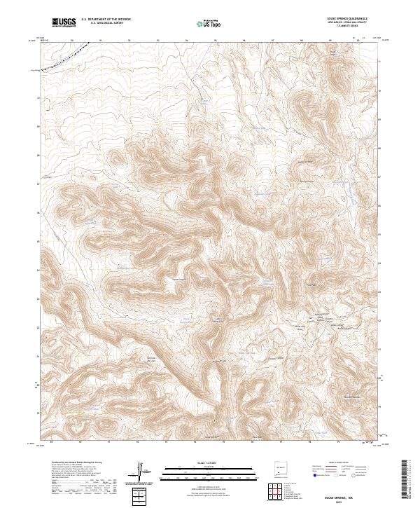 Souse Springs, NM — USGS 7.5-minute topo (2023)