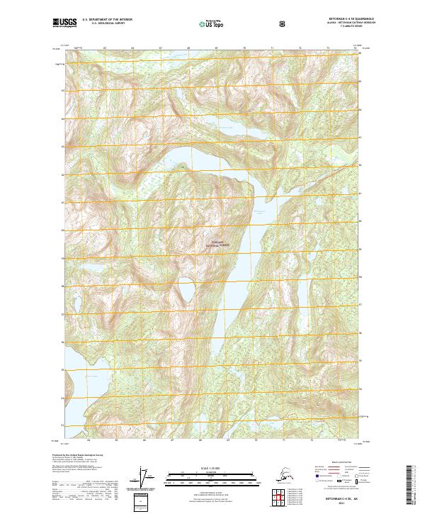 Ketchikan C-4 SE, AK — USGS 7.5-minute topo (2021)
