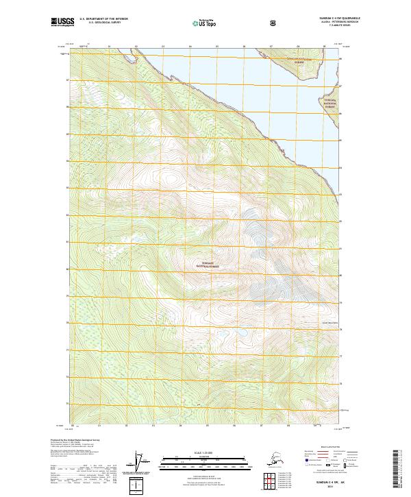 Sumdum C-4 SW, AK — USGS 7.5-minute topo (2021)
