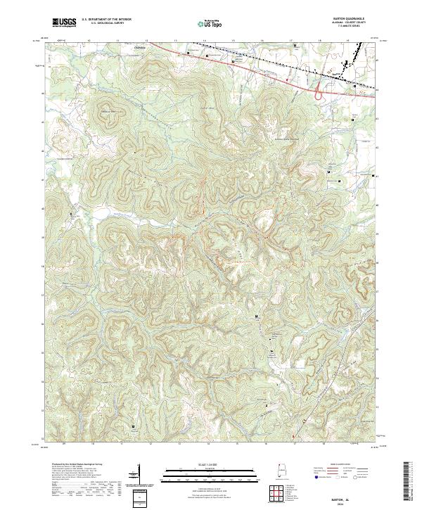 Barton, AL — USGS 7.5-minute topo (2024)