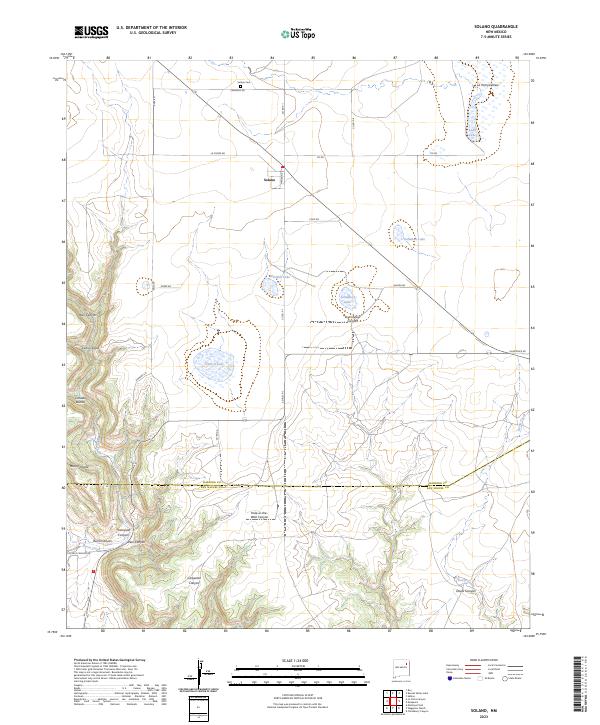 Solano, NM — USGS 7.5-minute topo (2023)