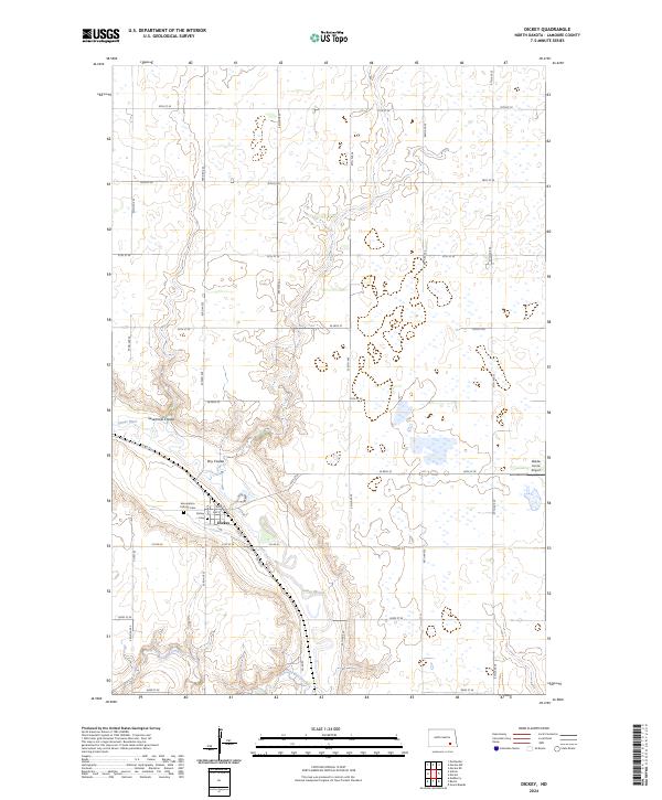 Dickey, ND — USGS 7.5-minute topo (2024)