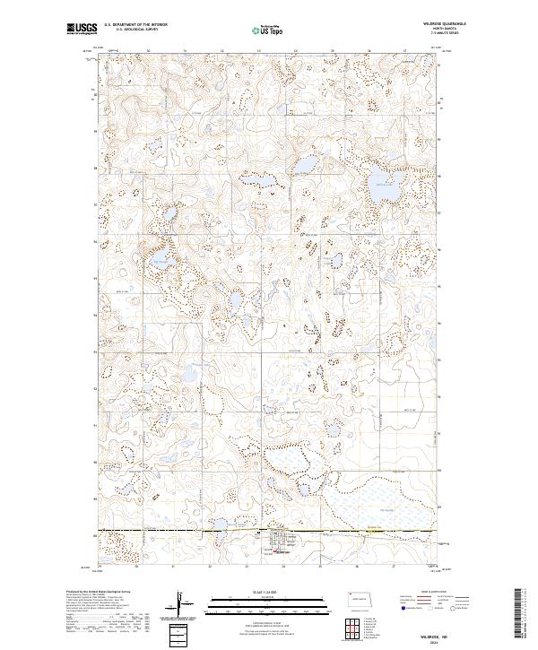 Wildrose, ND — USGS 7.5-minute topo (2024)