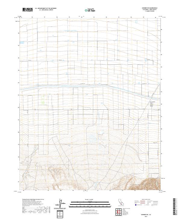 Conner SW, CA — USGS 7.5-minute topo (2021)