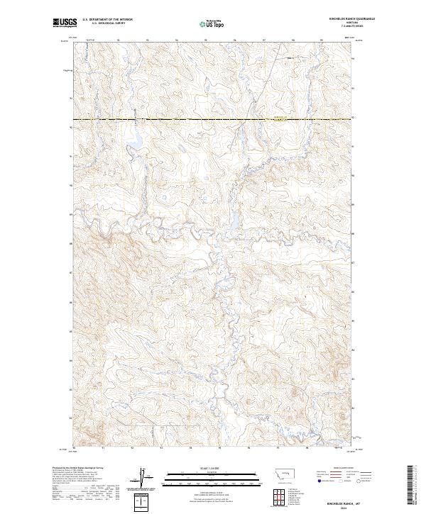 Kincheloe Ranch, MT — USGS 7.5-minute topo (2024)