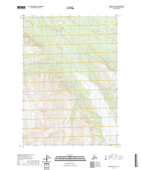 McCarthy A-5 SW, AK — USGS 7.5-minute topo (2023)