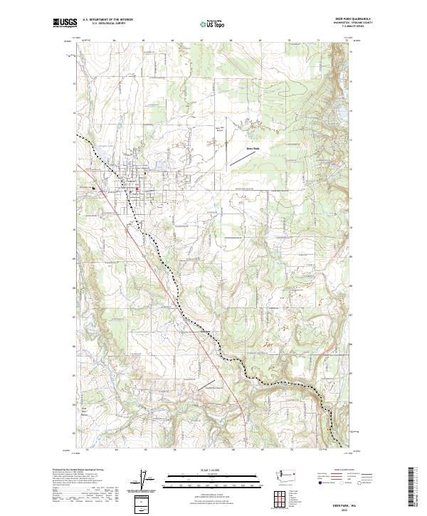 Deer Park, WA — USGS 7.5-minute topo (2023)