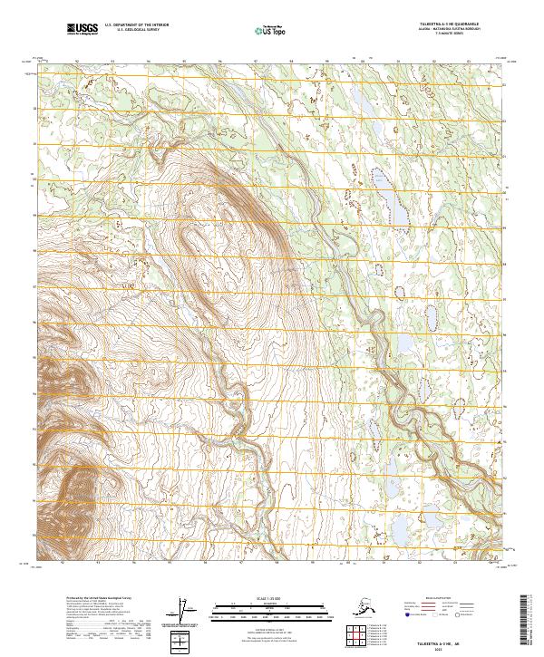 Talkeetna A-3 NE, AK — USGS 7.5-minute topo (2023)
