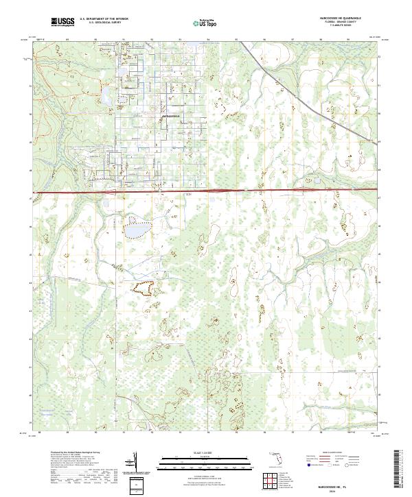 Narcoossee NE, FL — USGS 7.5-minute topo (2024)