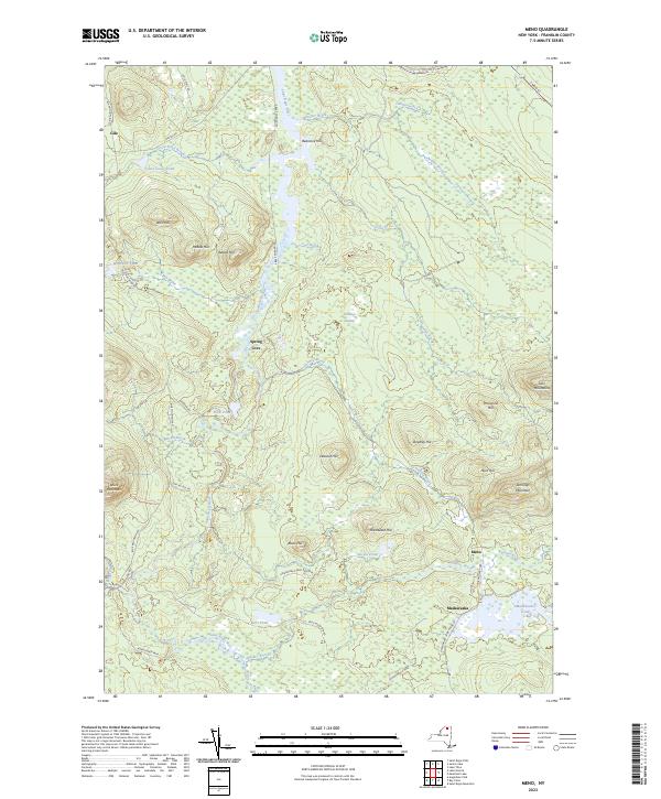 Meno, NY — USGS 7.5-minute topo (2023)