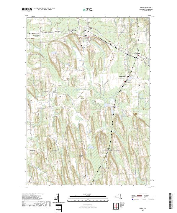 Sodus, NY — USGS 7.5-minute topo (2023)